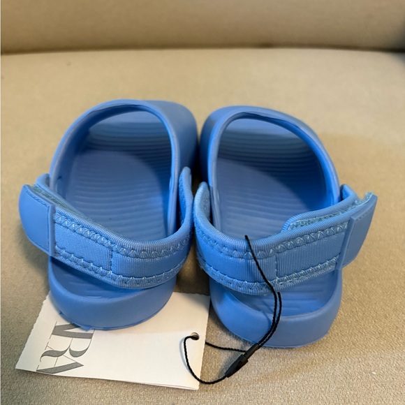 ZARA RUBBER SLINGBACK SANDALS - Picture 8 of 10